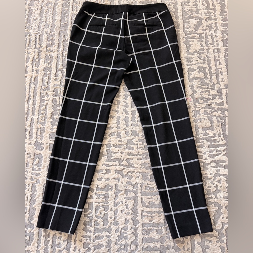 Express Black and White Plaid Pantsuit - Picture 2 of 3